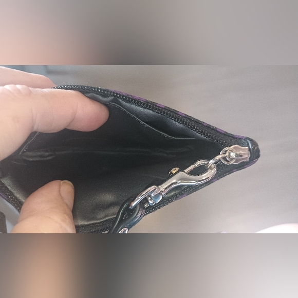 Coach Poppy Ocelot Purple & Black - Picture 5 of 9